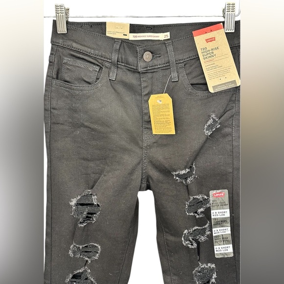 LEVI’S 720 HIGH RISE SUPER SKINNY JEANS - Picture 5 of 6